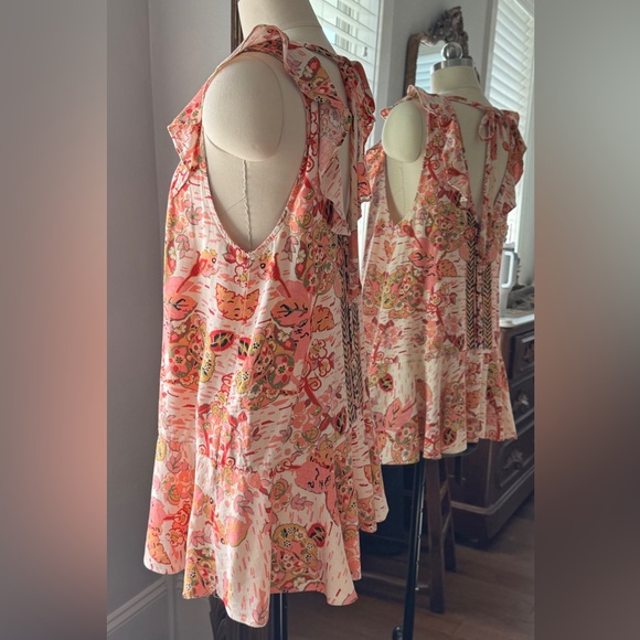 Free People Summer In Tulum Tunic Dress - Picture 8 of 10